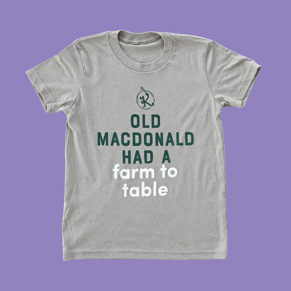 Old MacDonald Had a Farm to Table T-Shirt